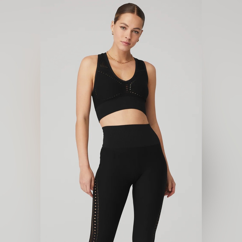 Alo Yoga Seamless Open Air Bra